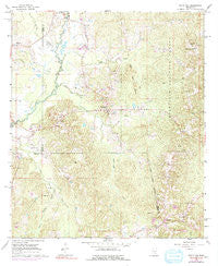 White Oak Mississippi Historical topographic map, 1:24000 scale, 7.5 X 7.5 Minute, Year 1968