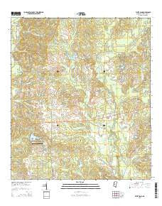 White Sand Mississippi Current topographic map, 1:24000 scale, 7.5 X 7.5 Minute, Year 2015