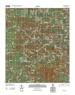 Whites Mississippi Historical topographic map, 1:24000 scale, 7.5 X 7.5 Minute, Year 2012