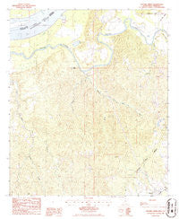 Widows Creek Mississippi Historical topographic map, 1:24000 scale, 7.5 X 7.5 Minute, Year 1986