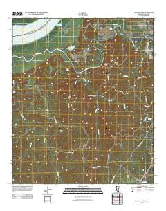Widows Creek Mississippi Historical topographic map, 1:24000 scale, 7.5 X 7.5 Minute, Year 2012