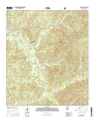 Wilkinson Mississippi Current topographic map, 1:24000 scale, 7.5 X 7.5 Minute, Year 2015