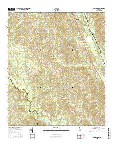 Williamsburg Mississippi Current topographic map, 1:24000 scale, 7.5 X 7.5 Minute, Year 2015