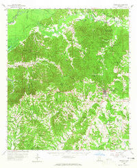 Woodville Mississippi Historical topographic map, 1:62500 scale, 15 X 15 Minute, Year 1958