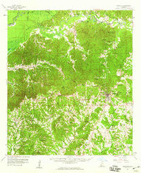 Woodville Mississippi Historical topographic map, 1:62500 scale, 15 X 15 Minute, Year 1958