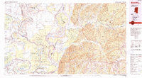 Woodville Mississippi Historical topographic map, 1:100000 scale, 30 X 60 Minute, Year 1991