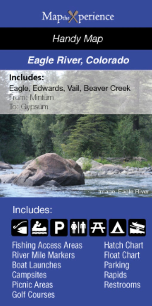 Buy map Eagle River, Colorado Fishing Map YellowMaps Map Store