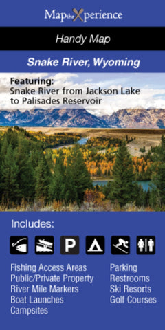 Buy map Snake River, Wyoming Fishing Map