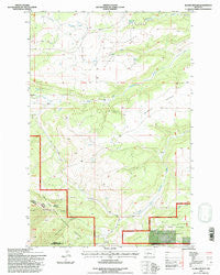 Alaska Bench Montana Historical topographic map, 1:24000 scale, 7.5 X 7.5 Minute, Year 1995