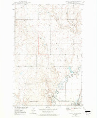 Alkali Coulee Montana Historical topographic map, 1:24000 scale, 7.5 X 7.5 Minute, Year 1948