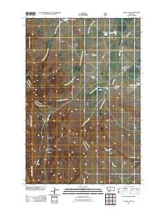 Alkali Lake Montana Historical topographic map, 1:24000 scale, 7.5 X 7.5 Minute, Year 2011