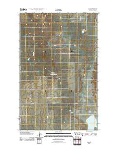 Aloe Montana Historical topographic map, 1:24000 scale, 7.5 X 7.5 Minute, Year 2011