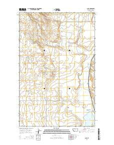 Aloe Montana Current topographic map, 1:24000 scale, 7.5 X 7.5 Minute, Year 2014