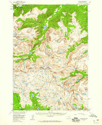 Alpine Montana Historical topographic map, 1:62500 scale, 15 X 15 Minute, Year 1956