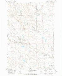 Alzada NW Montana Historical topographic map, 1:24000 scale, 7.5 X 7.5 Minute, Year 1980