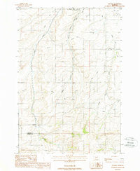 Anceney Montana Historical topographic map, 1:24000 scale, 7.5 X 7.5 Minute, Year 1988