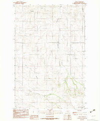 Andes Montana Historical topographic map, 1:24000 scale, 7.5 X 7.5 Minute, Year 1983