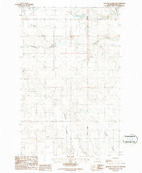 Antelope Coulee NW Montana Historical topographic map, 1:24000 scale, 7.5 X 7.5 Minute, Year 1986