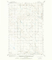 Antelope Coulee Montana Historical topographic map, 1:62500 scale, 15 X 15 Minute, Year 1943