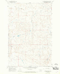 Antelope Springs Montana Historical topographic map, 1:24000 scale, 7.5 X 7.5 Minute, Year 1965