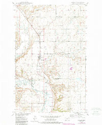 Antelope Montana Historical topographic map, 1:24000 scale, 7.5 X 7.5 Minute, Year 1948