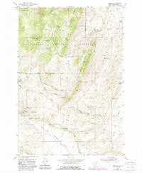 Argenta Montana Historical topographic map, 1:24000 scale, 7.5 X 7.5 Minute, Year 1952