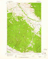 Arlee Montana Historical topographic map, 1:62500 scale, 15 X 15 Minute, Year 1959