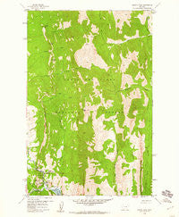 Arsenic Peak Montana Historical topographic map, 1:24000 scale, 7.5 X 7.5 Minute, Year 1958