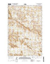 Ash Creek West Montana Current topographic map, 1:24000 scale, 7.5 X 7.5 Minute, Year 2014
