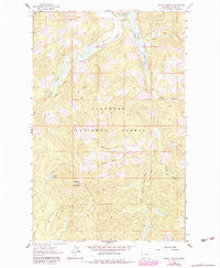 Ashley Mountain Montana Historical topographic map, 1:24000 scale, 7.5 X 7.5 Minute, Year 1962
