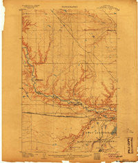 Assinniboine Montana Historical topographic map, 1:62500 scale, 15 X 15 Minute, Year 1904