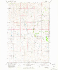 Ayer Spring Montana Historical topographic map, 1:24000 scale, 7.5 X 7.5 Minute, Year 1981