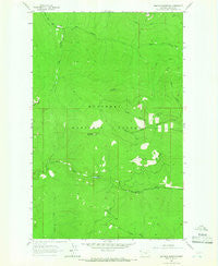 Banfield Mountain Montana Historical topographic map, 1:24000 scale, 7.5 X 7.5 Minute, Year 1963