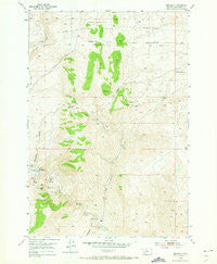 Bannack Montana Historical topographic map, 1:24000 scale, 7.5 X 7.5 Minute, Year 1952