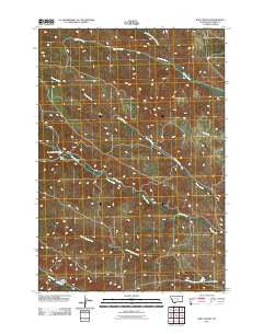 Bar V Ranch Montana Historical topographic map, 1:24000 scale, 7.5 X 7.5 Minute, Year 2011