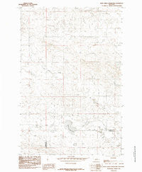 Bear Creek Reservoir Montana Historical topographic map, 1:24000 scale, 7.5 X 7.5 Minute, Year 1985