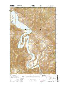 Beartooth Mountain Montana Current topographic map, 1:24000 scale, 7.5 X 7.5 Minute, Year 2014