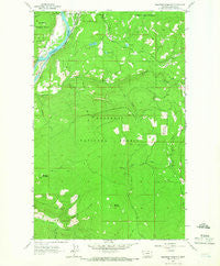 Beartrap Mountain Montana Historical topographic map, 1:24000 scale, 7.5 X 7.5 Minute, Year 1963