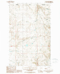 Beaupre Coulee Montana Historical topographic map, 1:24000 scale, 7.5 X 7.5 Minute, Year 1986