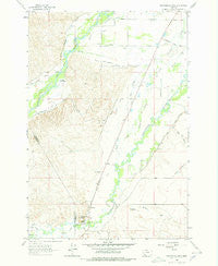 Beaverhead Rock Montana Historical topographic map, 1:24000 scale, 7.5 X 7.5 Minute, Year 1962