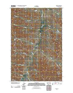 Beebe Montana Historical topographic map, 1:24000 scale, 7.5 X 7.5 Minute, Year 2011