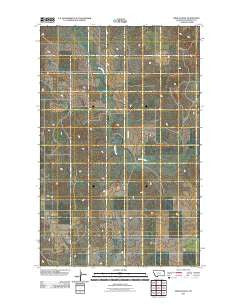 Biem School Montana Historical topographic map, 1:24000 scale, 7.5 X 7.5 Minute, Year 2011