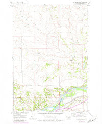 Big Marys Island Montana Historical topographic map, 1:24000 scale, 7.5 X 7.5 Minute, Year 1967