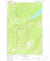 Big Salmon Lake West Montana Historical topographic map, 1:24000 scale, 7.5 X 7.5 Minute, Year 1970