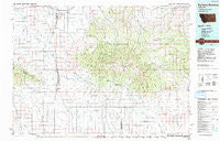 Big Snowy Mountains Montana Historical topographic map, 1:100000 scale, 30 X 60 Minute, Year 1993