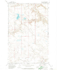 Bigby Lake Montana Historical topographic map, 1:24000 scale, 7.5 X 7.5 Minute, Year 1971
