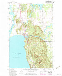 Bigfork Montana Historical topographic map, 1:24000 scale, 7.5 X 7.5 Minute, Year 1962