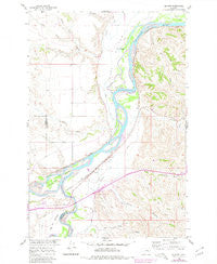 Bighorn Montana Historical topographic map, 1:24000 scale, 7.5 X 7.5 Minute, Year 1960
