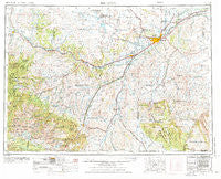 Billings Montana Historical topographic map, 1:250000 scale, 1 X 2 Degree, Year 1954
