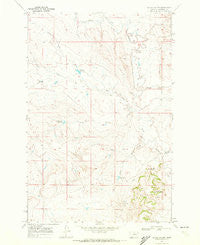 Black Coulee Montana Historical topographic map, 1:24000 scale, 7.5 X 7.5 Minute, Year 1968
